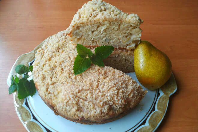Pear Pie On Kefir With Spices