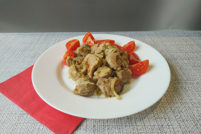 Meat Up The Sleeve In A Spicy Mustard And Horseradish Marinade