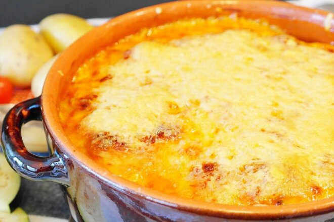 Shepherd's Pie With Mushrooms And Minced Meat
