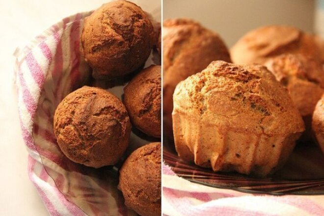 Rye Flour Muffins With Banana