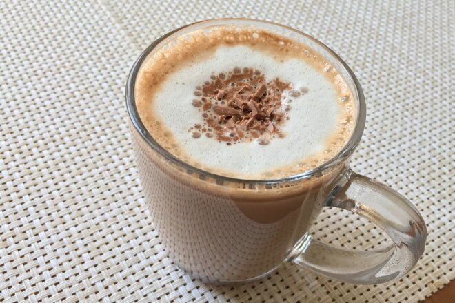 Hot Chocolate Made From Milk, Chocolate And Cocoa