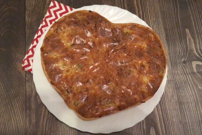 Quiche With Ham And Mushrooms