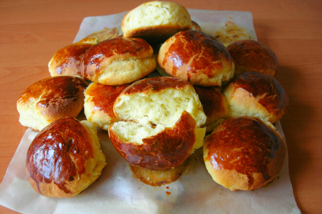 Curd Yeast Buns Like Fluff
