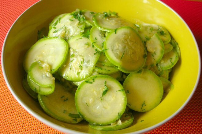 Lightly Salted Zucchini With Soy Sauce