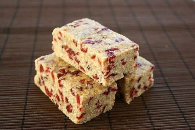 Coconut Oatmeal Cranberry Bars