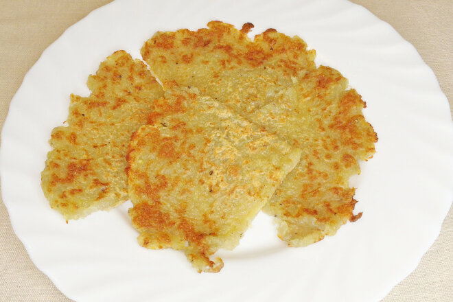Potato Pancake In A Pan Without Eggs And Flour