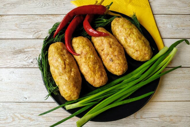 Homemade Pork And Chicken Sausages In The Oven