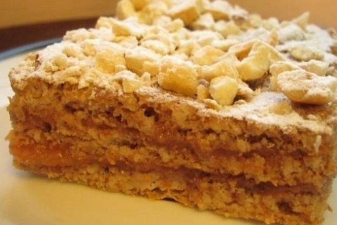 A Healthy Dessert Made From Oatmeal And Yogurt