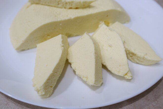 Adyghe Cheese Made From Milk And Kefir